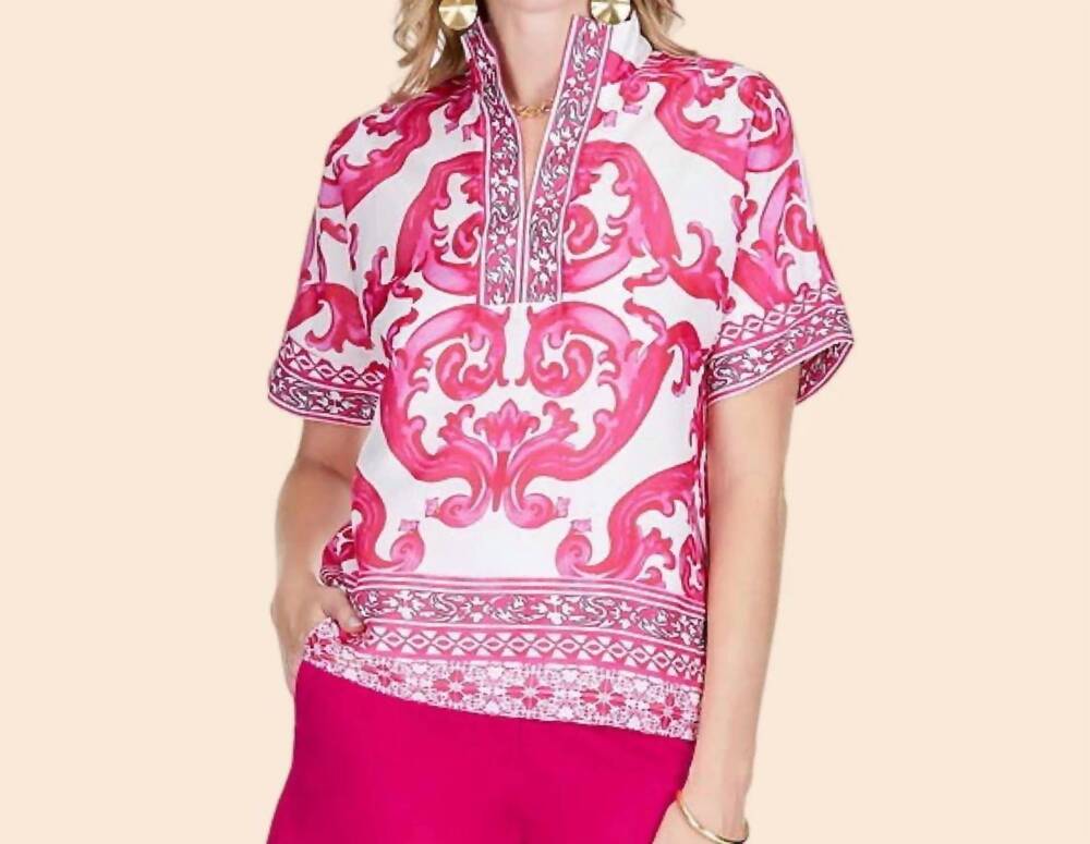 NEW JADE wave top in magenta